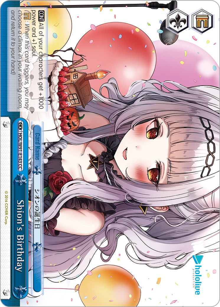 Shion's Birthday (HOL/W91-E143 CC) - hololive production