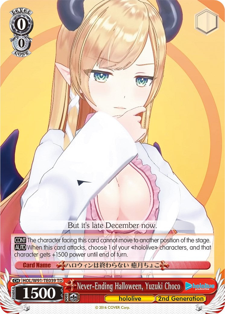 Never-Ending Halloween, Yuzuki Choco (HOL/W91-TE039 TD) - hololive production