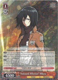 "Awkward Affection" Mikasa (AOT/S35-E061 R) [Attack on Titan]