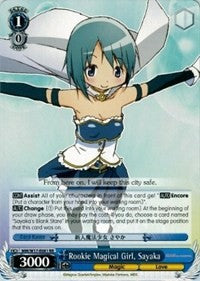 Rookie Magical Girl, Sayaka (MM/W17-E081 RR) - Puella Magi Madoka Magica