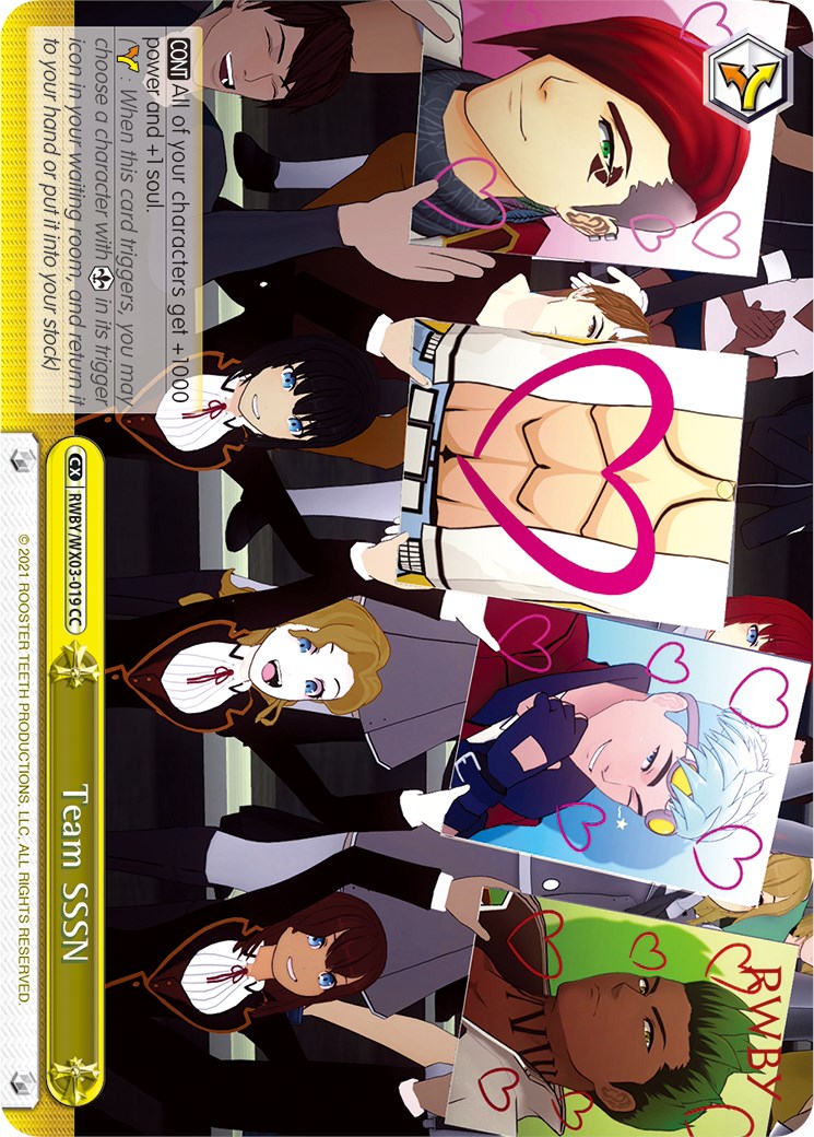 Team SSSN (RWBY/WX03-019 CC) - RWBY