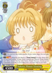 Sakura: Flower Viewing (CCS/WX01-022 C) - Cardcaptor Sakura: Clear Card