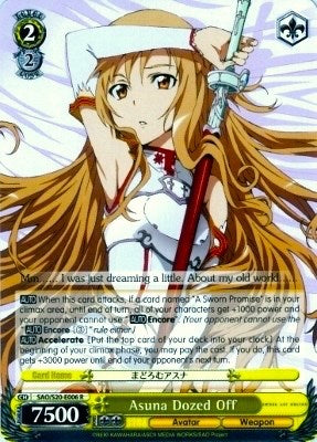 Asuna Dozed Off (SAO/S20-E006 R) - Sword Art Online