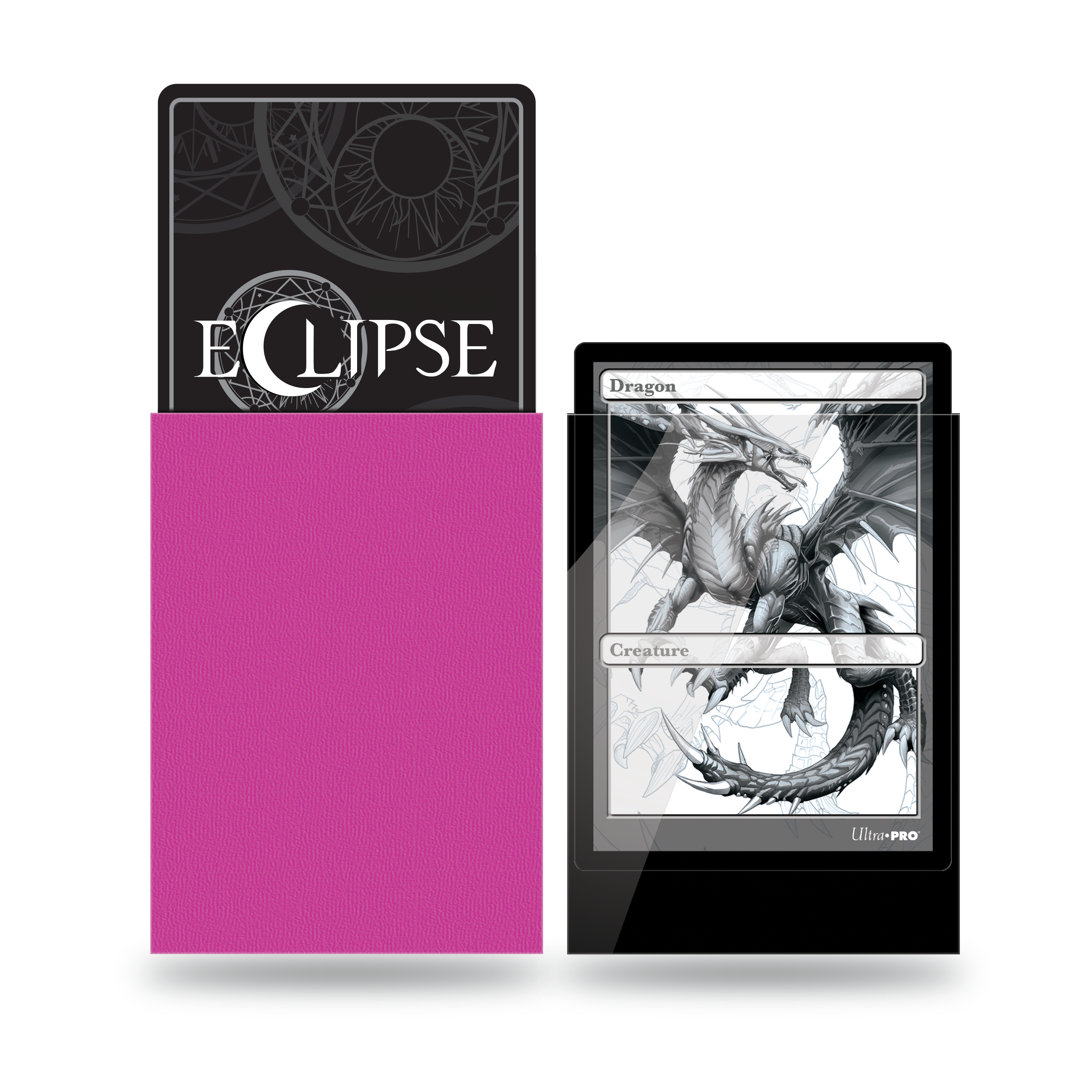 Ultra PRO: Standard 100ct Sleeves - Eclipse Gloss (Hot Pink)