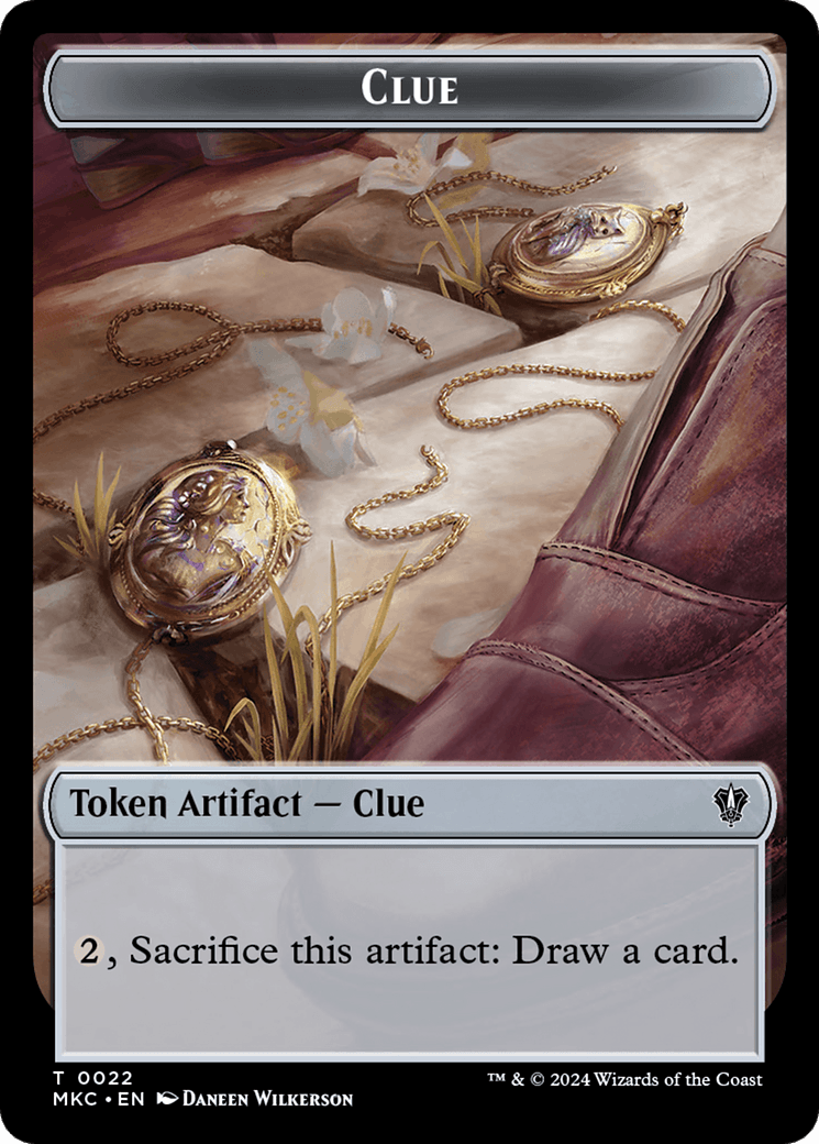 Clue // Insect (0017) Double-Sided Token [Murders at Karlov Manor Commander Tokens] - Josh's Cards