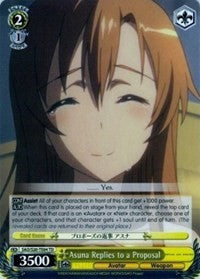 Asuna Replies to a Proposal (TD) (SAO/S20-TE04 TD) - Sword Art Online
