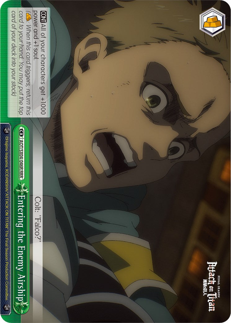 Entering the Enemy Airship (RRR) (AOT/SX04-046R RRR) - Attack On Titan: Final Season