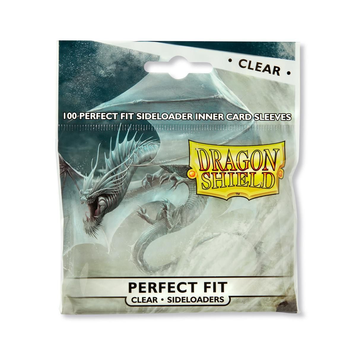 Dragon Shield: Standard Size 100ct Inner Sleeves - Perfect Fit Sideloader (Clear)