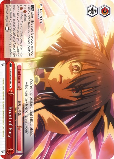 Brunt of Fury (DAL/W79-E074 CC) - Date A Live
