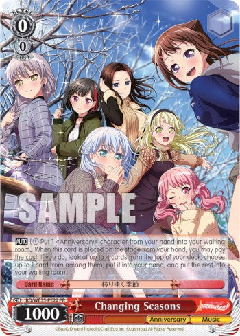 Changing Seasons (BD/WE35-PE22 PR) - Poppin’Party x Roselia