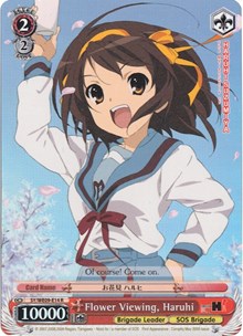 Flower Viewing, Haruhi (Foil) (SY/WE09-E14) - The Melancholy of Haruhi Suzumiya Extra Booster