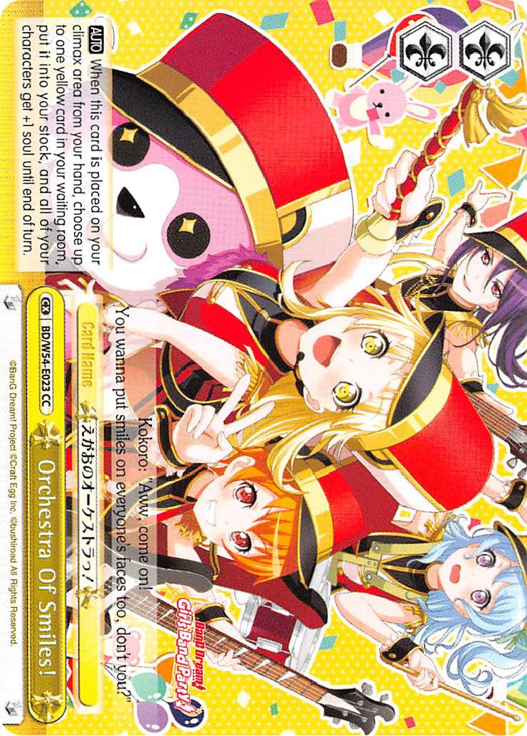 Orchestra Of Smiles! (BD/W54-E023 CC) - BanG Dream! Girls Band Party!