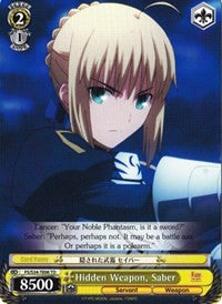 Hidden Weapon, Saber (TD) (FS/S34-TE06 TD) - Fate/stay night [Unlimited Blade Works]