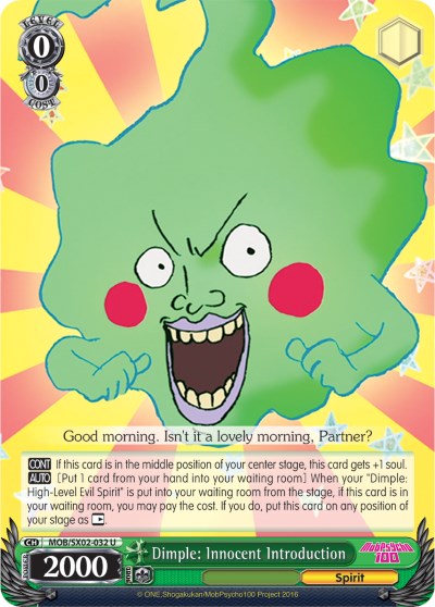 Dimple: Innocent Introduction (MOB/SX02-032 U) - Mob Psycho 100