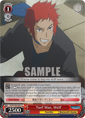 Turf War, Welf (DDM/S88-E051 R) - Is it Wrong to Try to Pick Up Girls in a Dungeon?