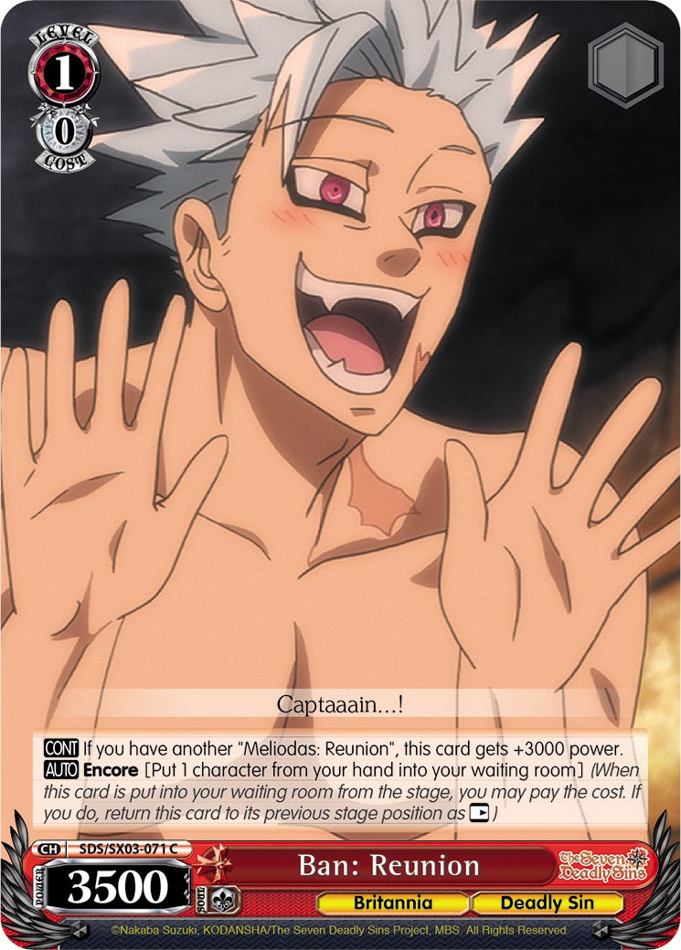 Ban: Reunion (SDS/SX03-071 C) - The Seven Deadly Sins