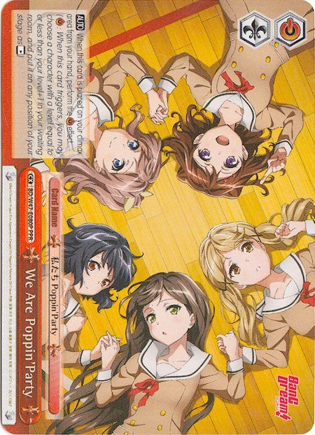 We Are Poppin'Party (Parallel Foil) (BD/W47-E080P PPR) - BanG Dream!