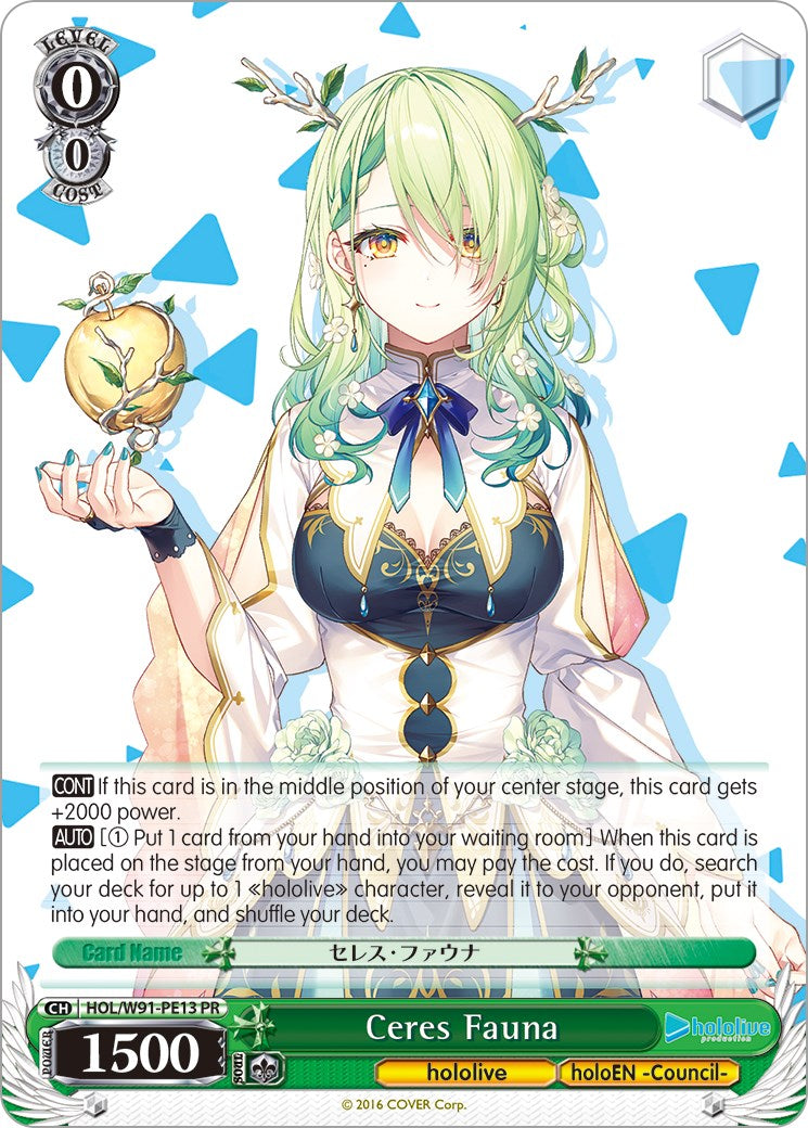 Ceres Fauna (HOL/W91-PE13 PR) - hololive production