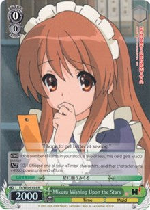 Mikuru Wishing Upon the Stars (Foil) (SY/WE09-E05) - The Melancholy of Haruhi Suzumiya Extra Booster