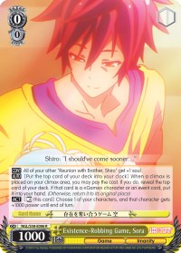 Existence-Robbing Game, Sora (NGL/S58-E006 R) - No Game No Life