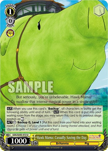 Hawk Mama: Casually Saving the Day (SDS/SX05-013 U) - The Seven Deadly Sins: Revival of The Commandments