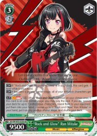 "Rock and Glow" Ran Mitake (BD/EN-W03-035H HR) [BanG Dream! Girls Band Party! MULTI LIVE]