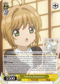 Sakura Kinomoto (CCS/WX01-009 R) - Cardcaptor Sakura: Clear Card
