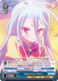 Objection! Shiro (NGL/S58-TE12 TD) - No Game No Life