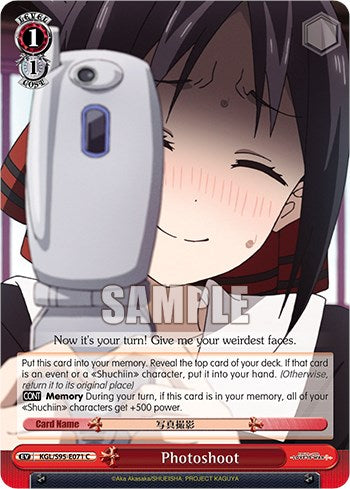 Photoshoot (KGL/S95-E071 C) - Kaguya-Sama: Love is War?