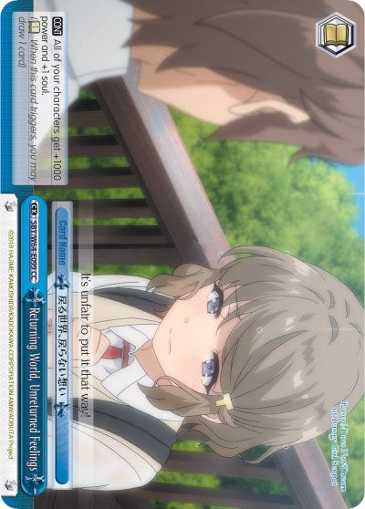 Returning World, Unreturned Feelings (SBY/W64-E099 CC) - Rascal Does Not Dream of Bunny Girl Senpai