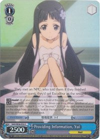 Providing Information, Yui (Parallel Foil) (SAO/SE26-E32 C) - Sword Art Online II Vol.2