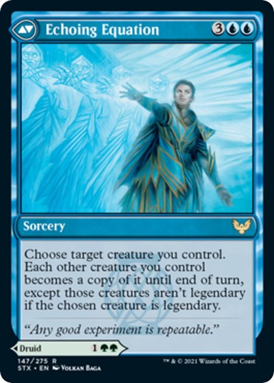 Augmenter Pugilist // Echoing Equation (PRE-147S) - Strixhaven: School of Mages Promos Foil