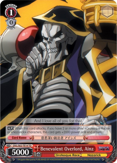 Benevolent Overlord, Ainz (OVL/S62-TE14 TD) - Nazarick: Tomb of the Undead