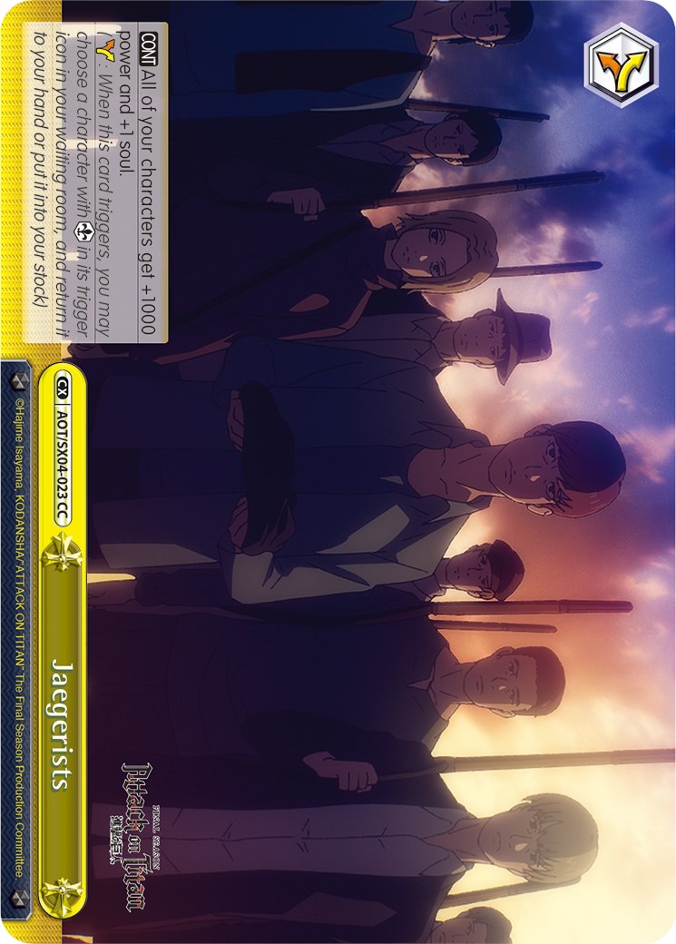 Jaegerists (AOT/SX04-023 CC) - Attack On Titan: Final Season