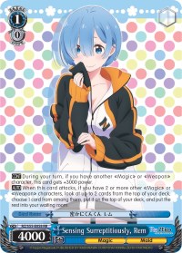 Sensing Surreptitiously, Rem (RZ/S55-E058 RR) - Re:ZERO Vol.2