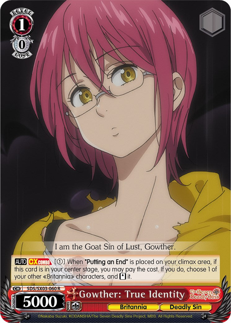 Gowther: True Identity (SDS/SX03-060 R) - The Seven Deadly Sins