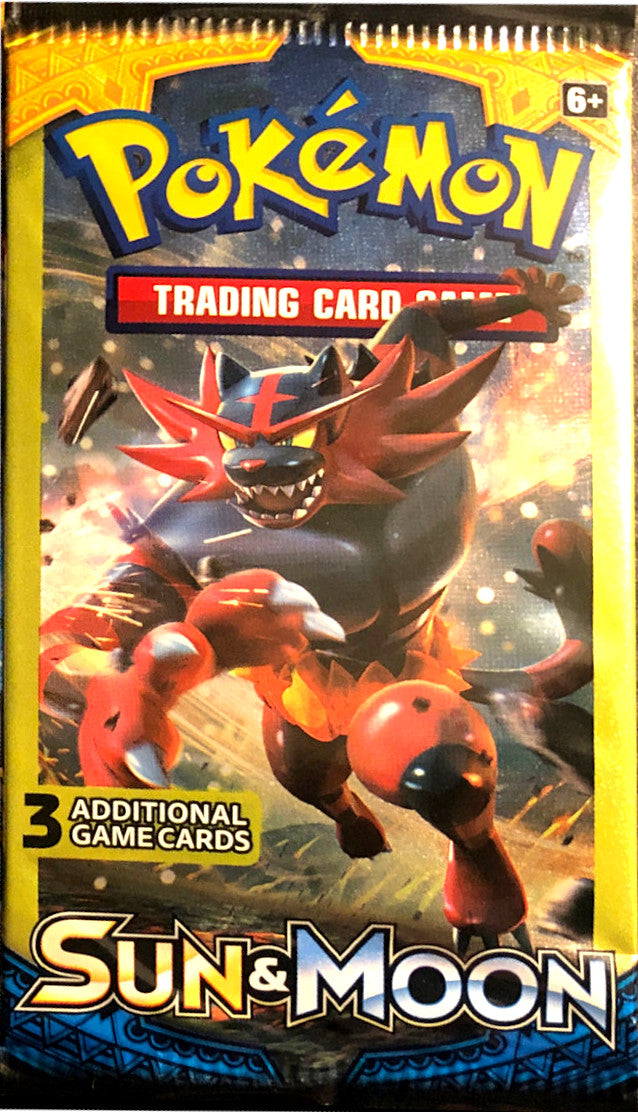 pokemon sun and moon card pack Pokemon: Sun & Moon 4 Sealed Booster Packs