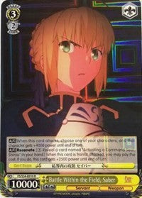 Battle Within the Field, Saber (FS/S34-E010 R) - Fate/stay night [Unlimited Blade Works]