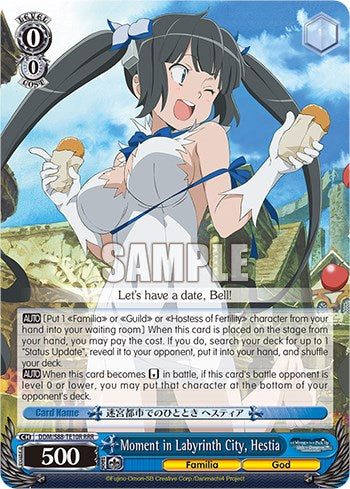 Moment in Labyrinth City, Hestia (RRR) (DDM/S88-TE10R RRR) - Is it Wrong to Try to Pick Up Girls in a Dungeon?
