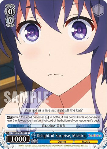 Delightful Surprise, Michiru (SHS/W56-E091 C) - Saekano: How to Raise a Boring Girlfriend