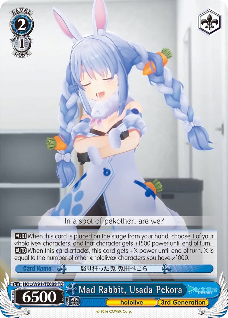Mad Rabbit, Usada Pekora (HOL/W91-TE089 TD) - hololive production