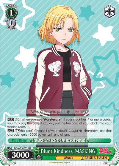 Blunt Kindness, MASKING (BD/W73-E031 U) - BanG Dream! Vol.2