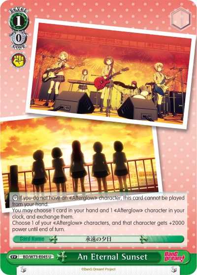 An Eternal Sunset (BD/W73-E045 U) - BanG Dream! Vol.2