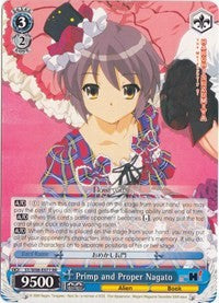 Primp and Proper Nagato (SY/W08-E077 RR) - The Melancholy of Haruhi Suzumiya