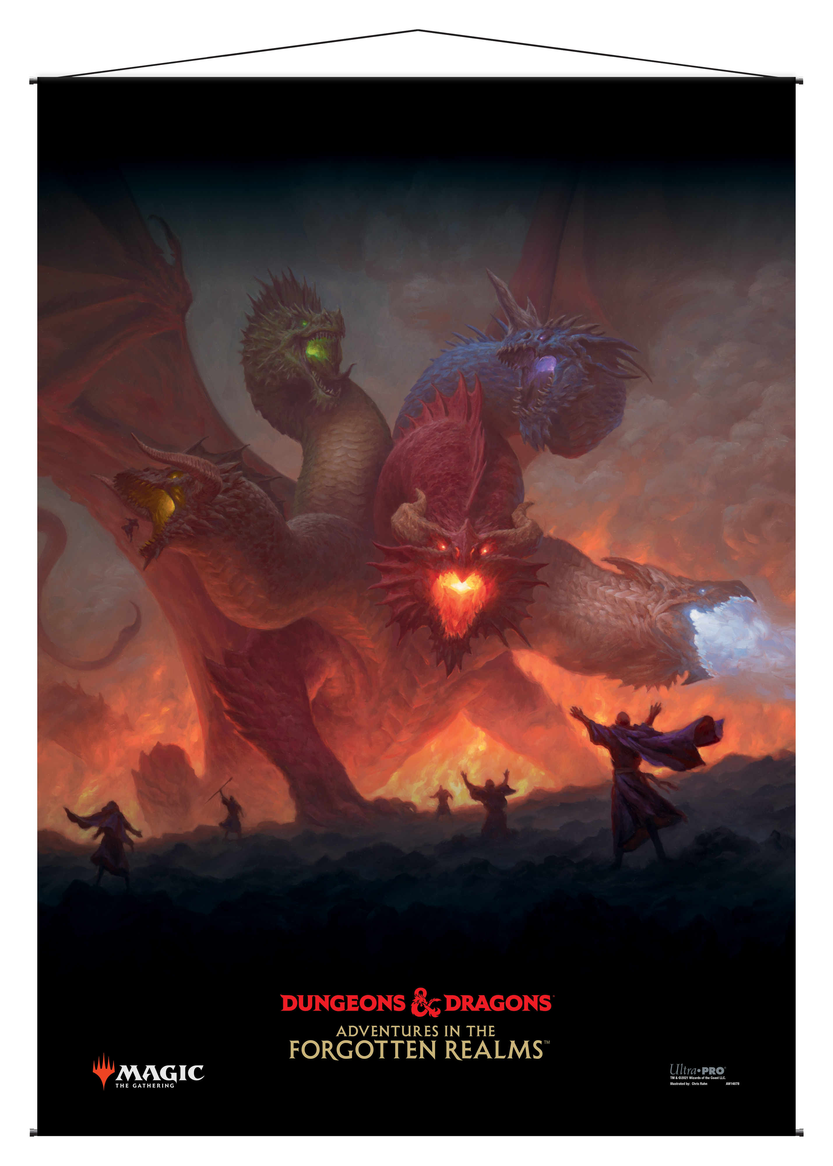 Ultra PRO: Wall Scroll - Adventures in the Forgotten Realms (Tiamat)