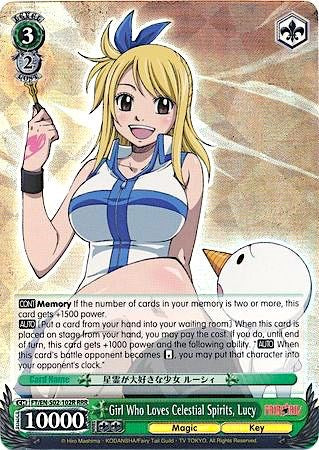 Girl Who Loves Celestial Spirits, Lucy (RRR) (FT/EN-S02-102R RRR) - Fairy Tail ver.E