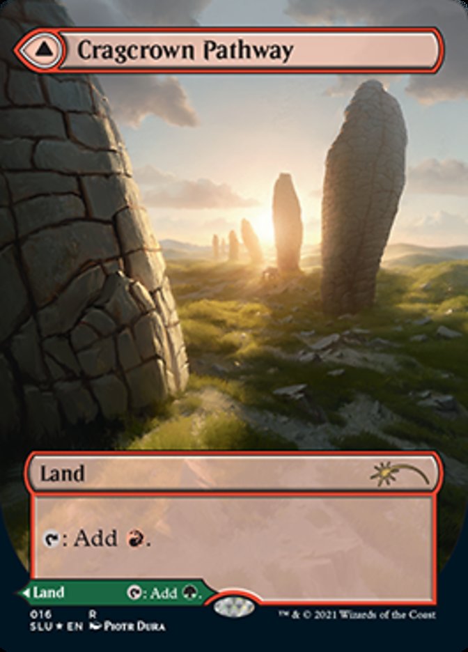 Cragcrown Pathway // Timbercrown Pathway (SLU-016) - Secret Lair: Ultimate Edition: (Showcase) (Borderless) Foil