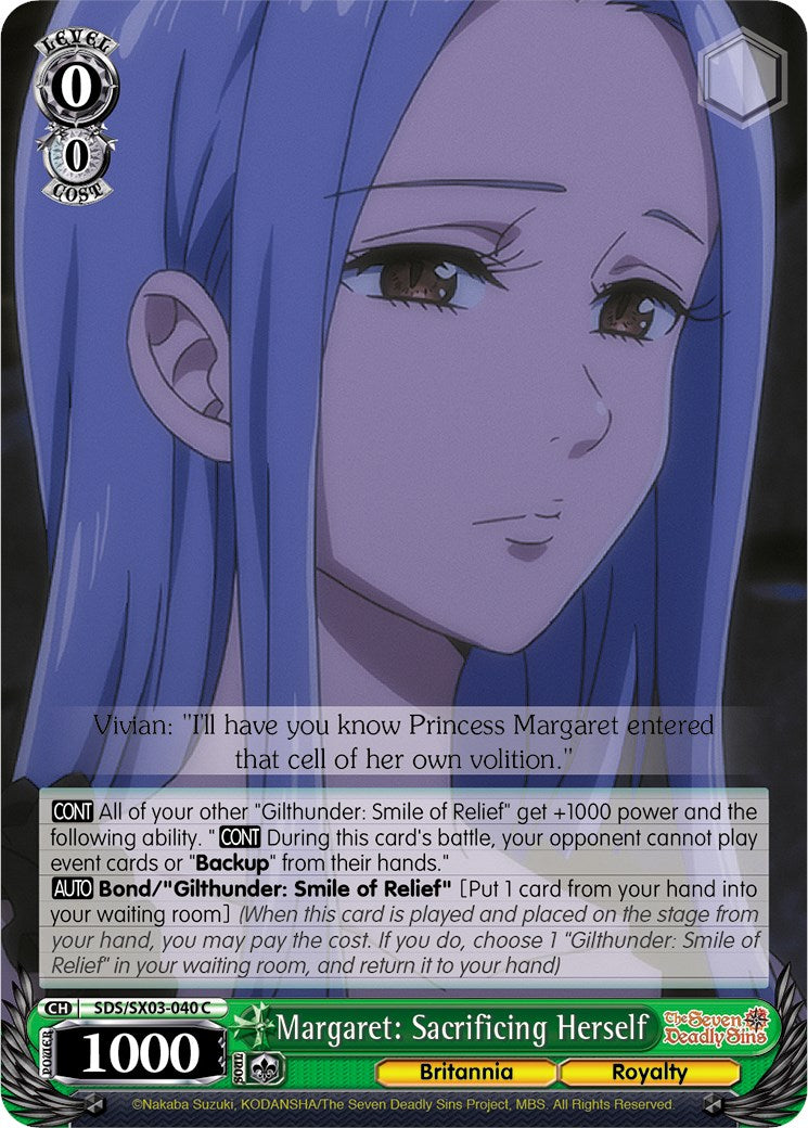 Margaret: Sacrificing Herself (SDS/SX03-040 C) - The Seven Deadly Sins