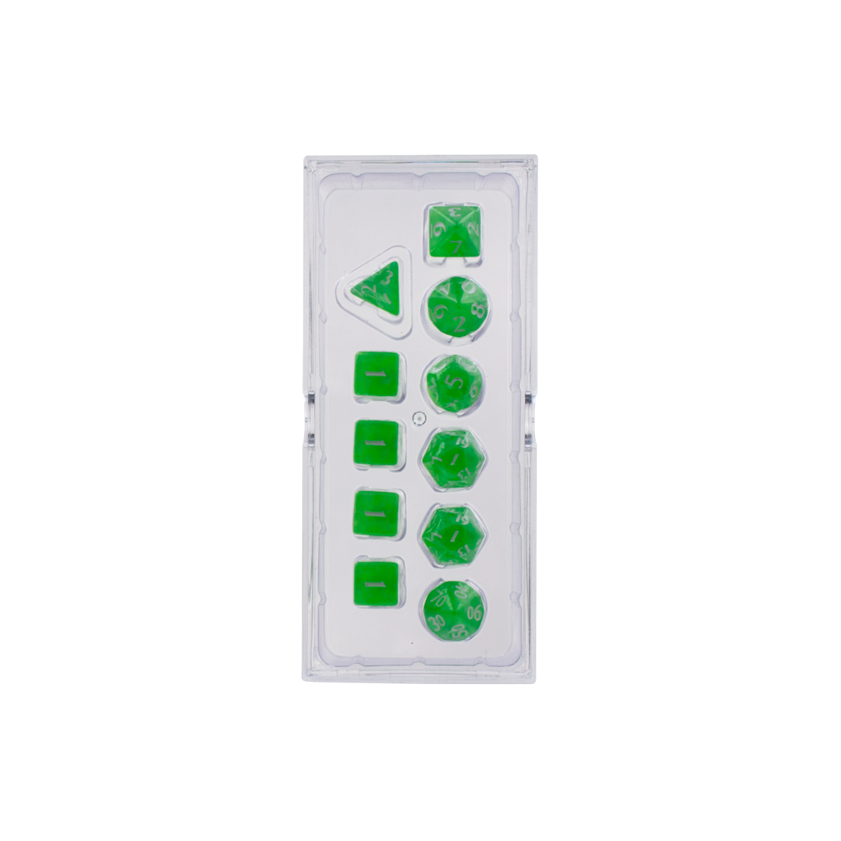 Ultra PRO: 11-Dice Set - Eclipse (Lime Green)