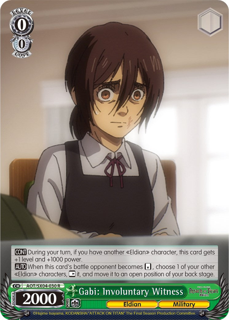 Gabi: Involuntary Witness (AOT/SX04-030 R) - Attack On Titan: Final Season